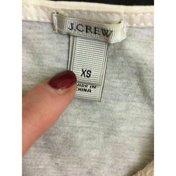 J Crew Ivory Floral Embroidered Long sleeve top - Picture 5 of 7